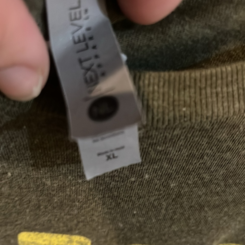 PINK PISTOL XL super soft women's band T-shirt, gray green with yellow red ect.. - Picture 3 of 5